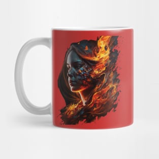 the fire girl Mug